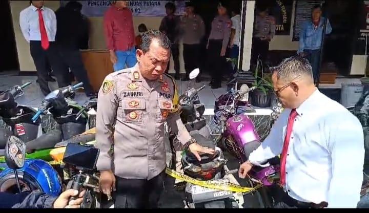 Polsek Garut Kota Polres Garut Ungkap Aksi Pencurian Sepeda Motor yang Viral di Dunia Maya