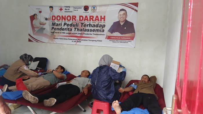 Reses Anggota DPRD Garut Yudha Puja Turnawan di Pataruman, Dirangkaikan dengan Donor Darah untuk Bantu Penderita Thalassemia